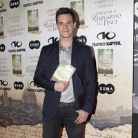 Christian Gálvez en la presentación de su libro 'Matar a Leonardo da Vinci'