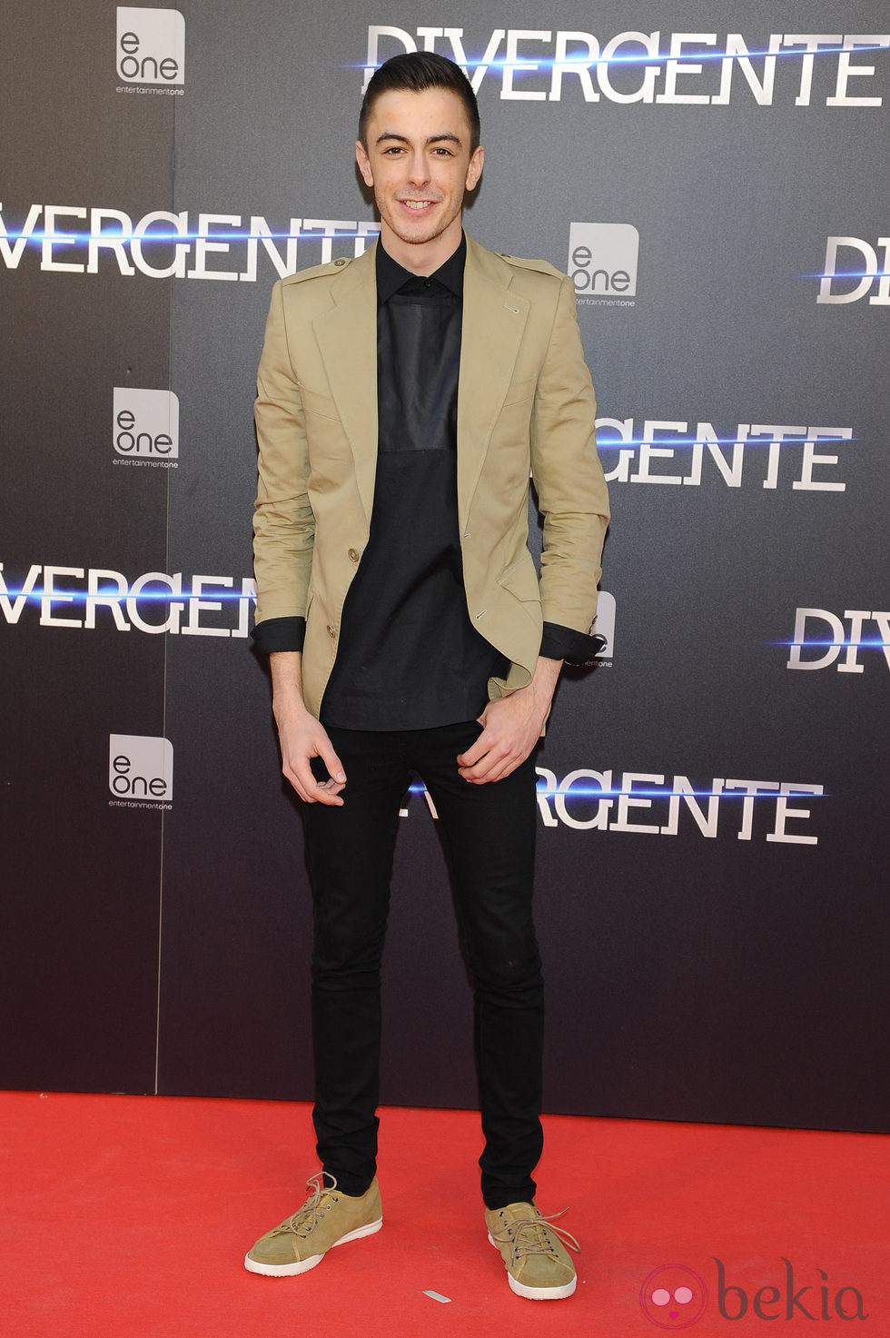 Víctor Palmero en el estreno de 'Divergente' en Madrid