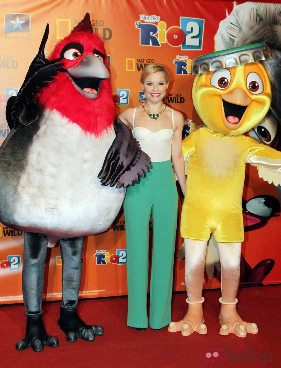 Soraya en el estreno de 'Rio 2' en Madrid