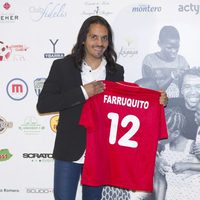 Farruquito en un partido benéfico a favor de Malabo