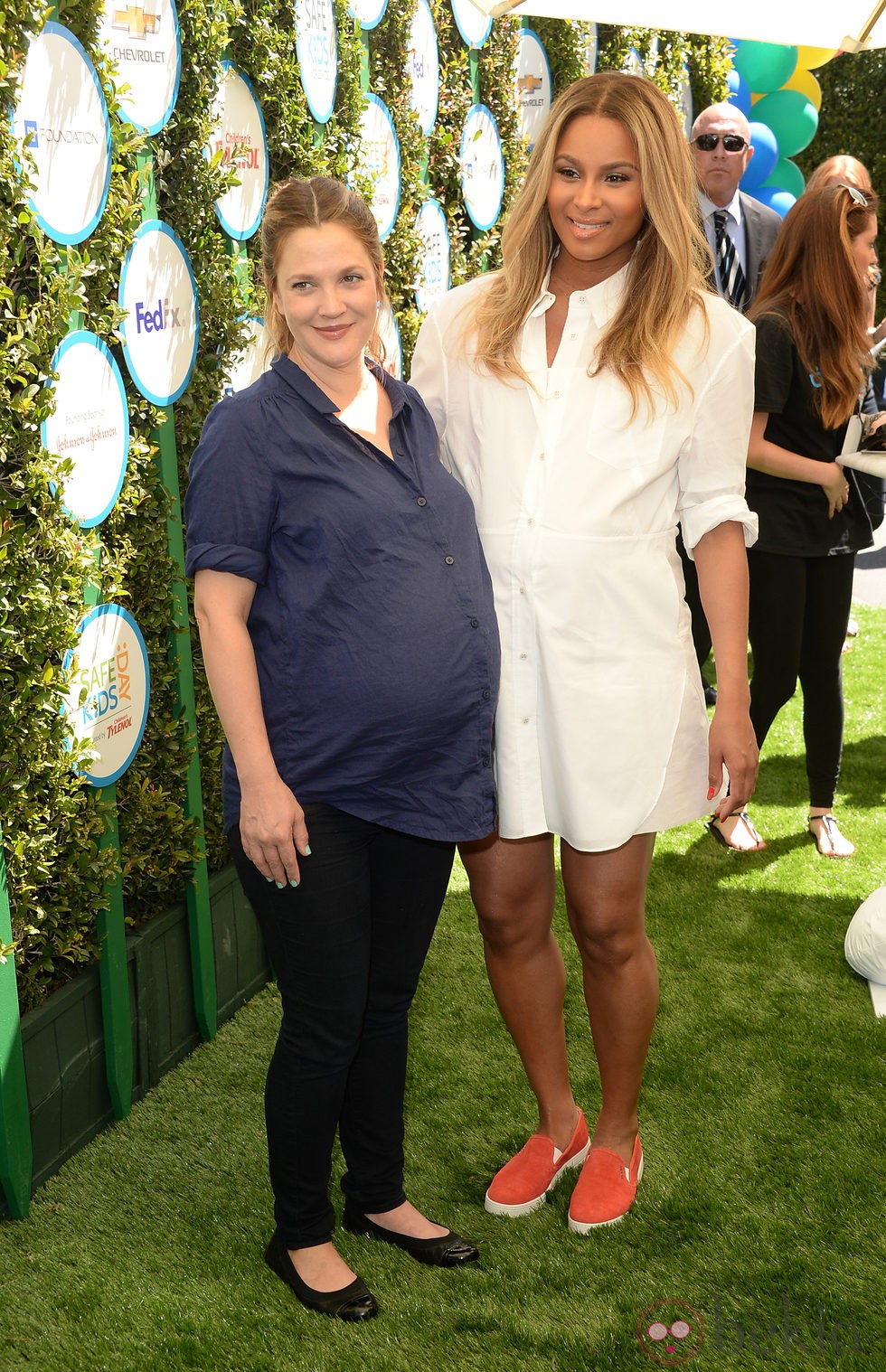 Drew Barrymore y Ciara en el Safe Kids Day 2014