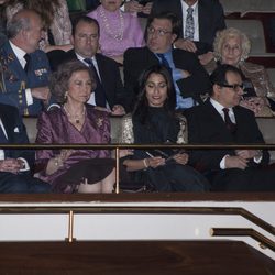 La Reina Sofía en un concierto benéfico a favor de los niños de Siria