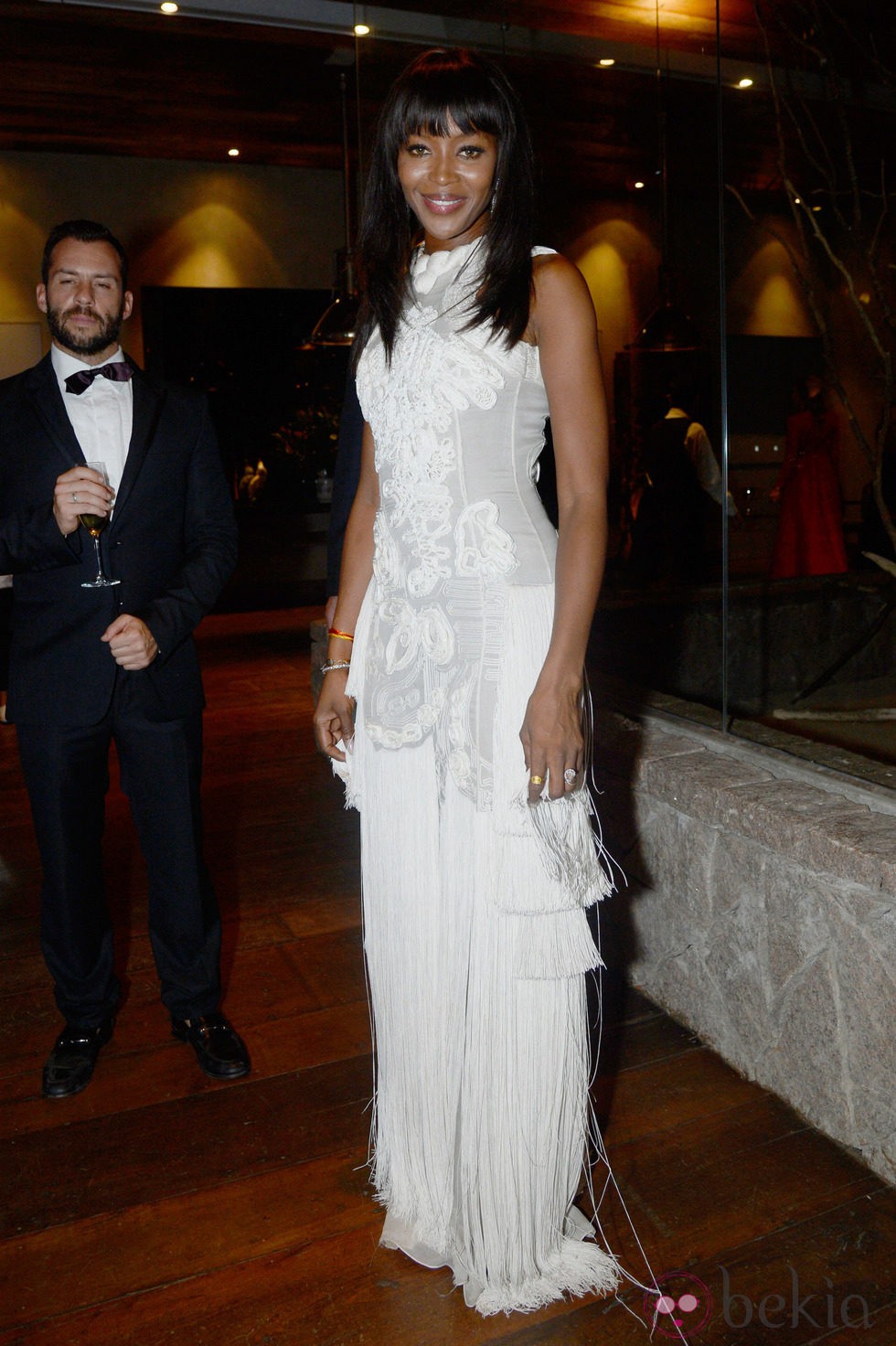 Naomi Campbell en la gala benéfica amFAR 2014 Sao Paulo