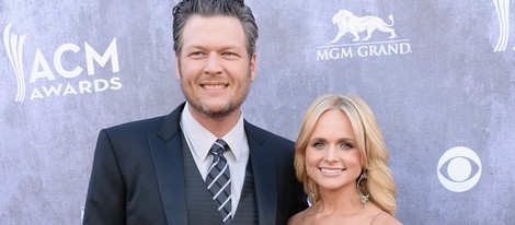 Blake Shelton y Miranda Lambert en los premios CMA 2014