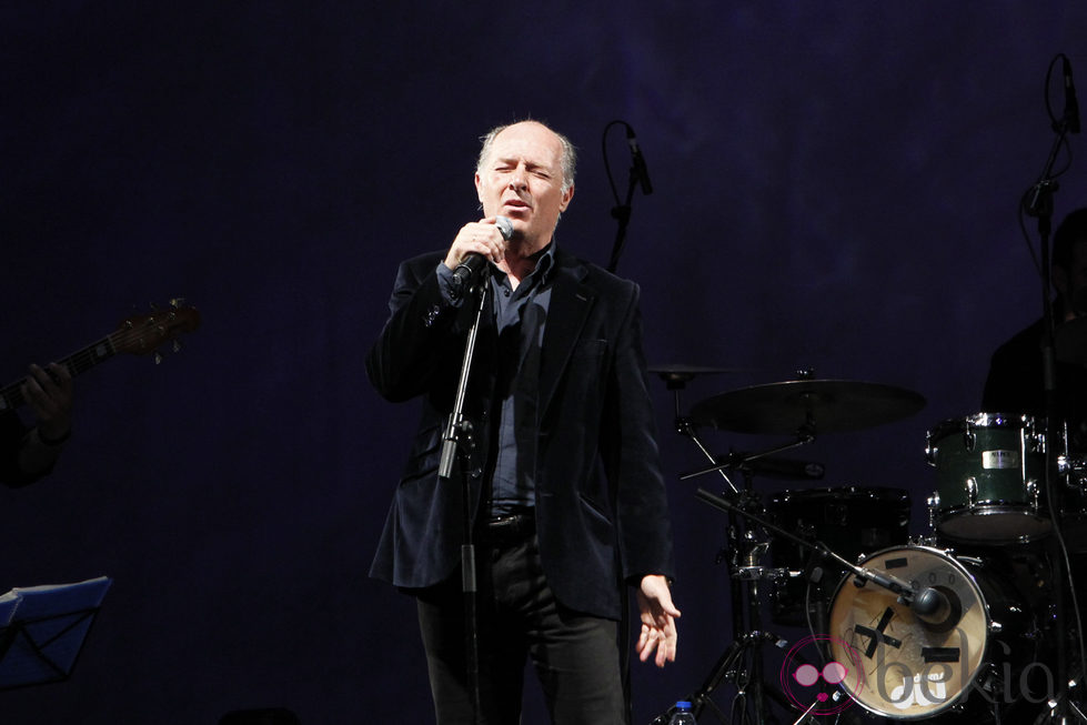 José Manuel Soto durante su concierto ofrecido en el Teatro Nuevo Apolo de Madrid