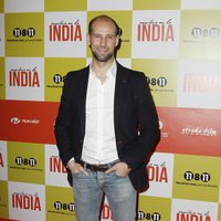 Gonzalo Miró en el estreno de 'Anochece en La India'