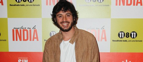 Javier Pereira en el estreno de 'Anochece en La India'