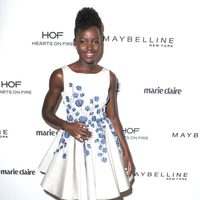 Lupita Nyong'o en una fiesta organizada por Marie Claire