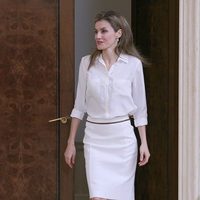 La Princesa Letizia en una audiencia a la Fundación Síndrome de Down Madrid