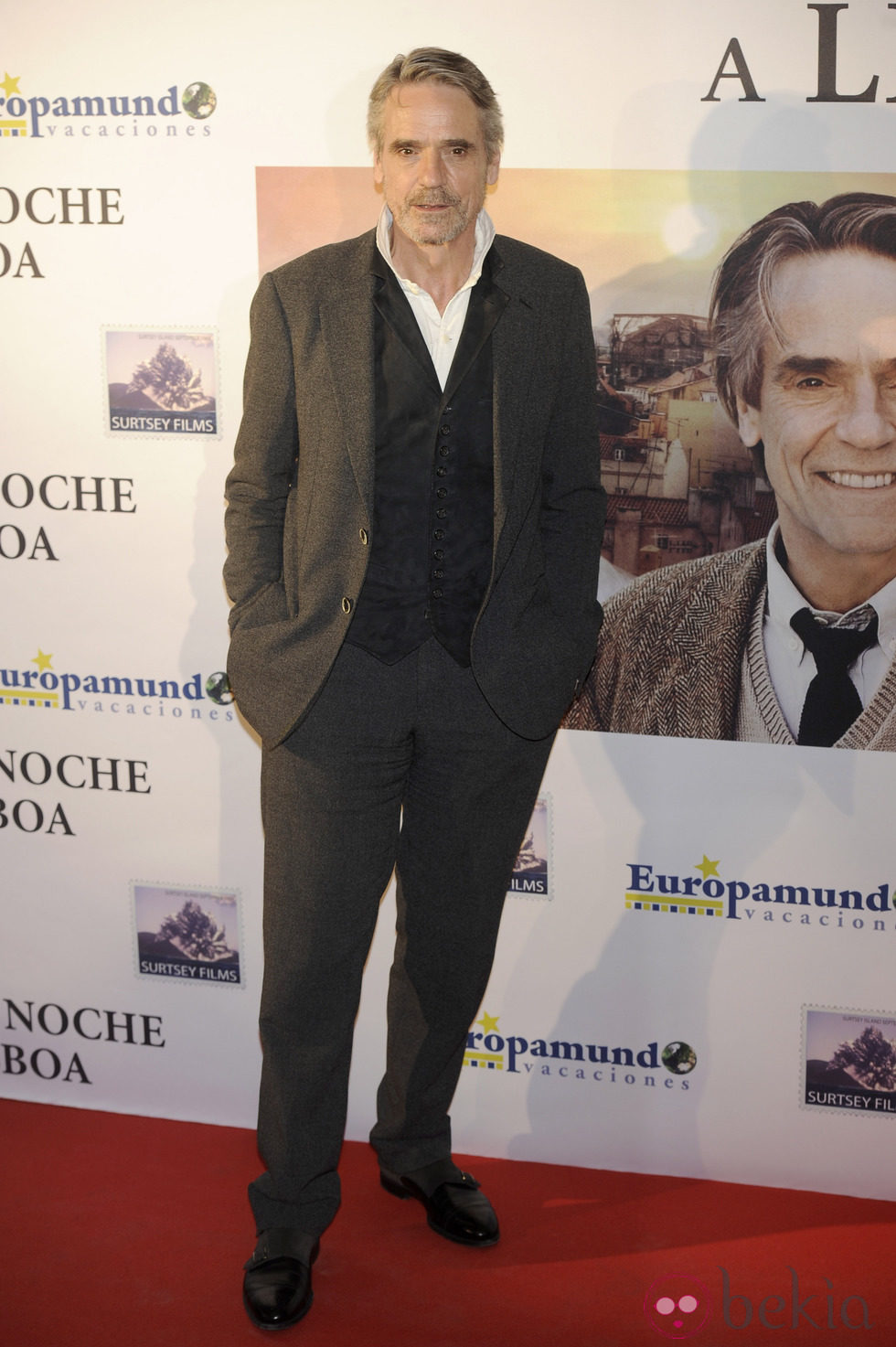 Jeremy Irons en el estreno de 'Tren de noche a Lisboa'