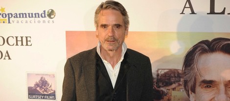 Jeremy Irons en el estreno de 'Tren de noche a Lisboa'