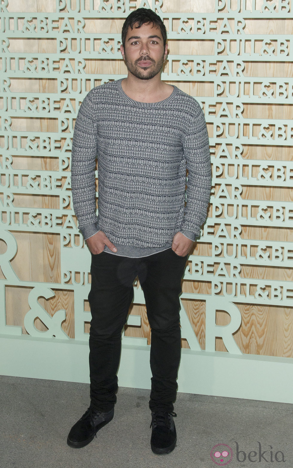 David Seijo en una fiesta Pull&Bear para presentar el Open de Madrid 2014