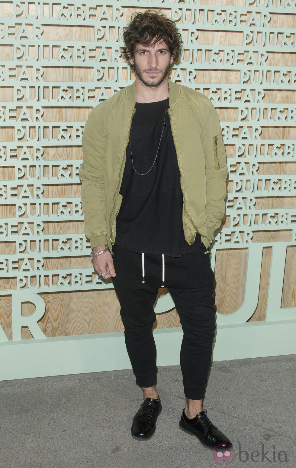 Quim Gutiérrez en una fiesta Pull&Bear para presentar el Open de Madrid 2014