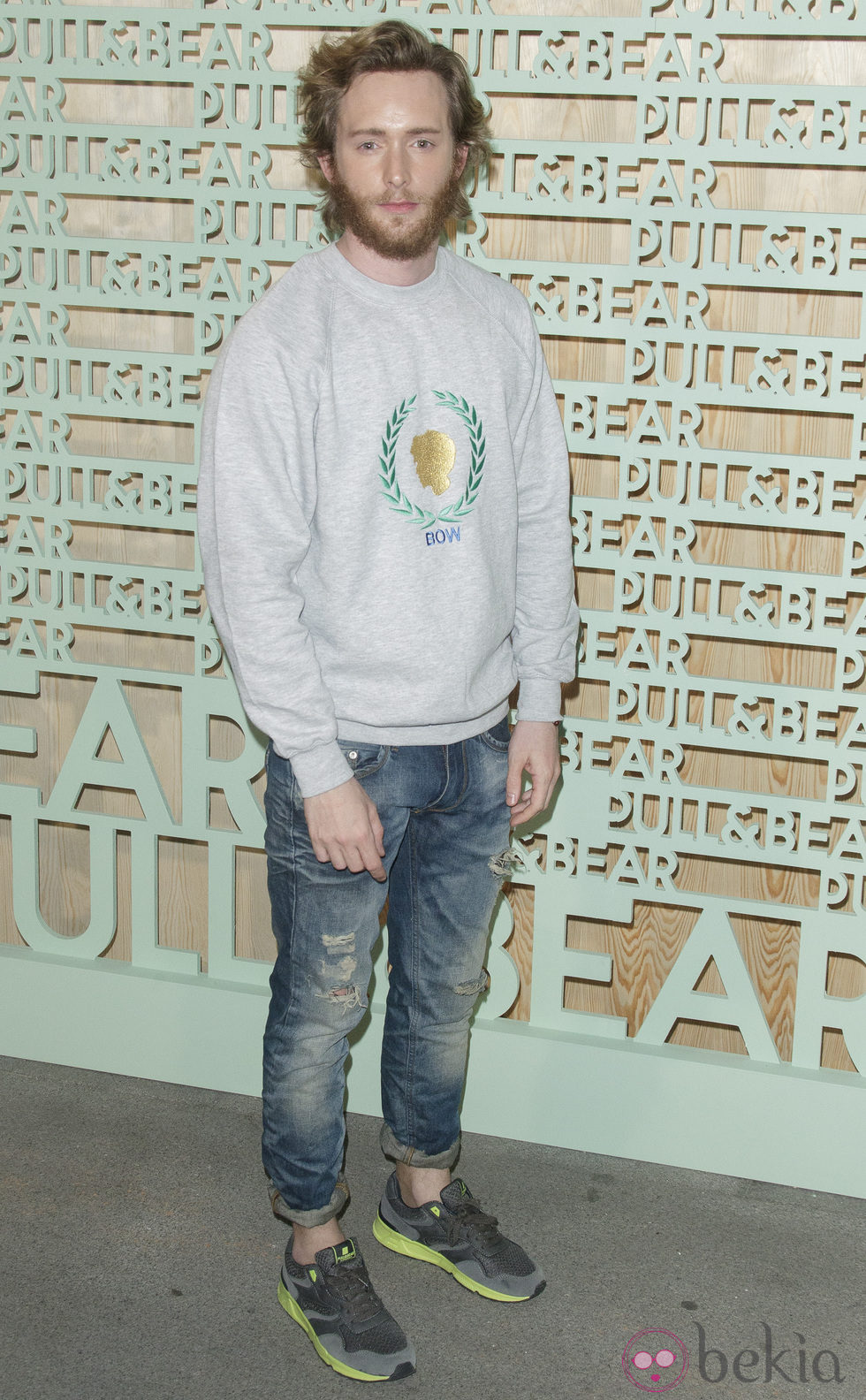 Pablo Rivero en una fiesta Pull&Bear para presentar el Open de Madrid 2014