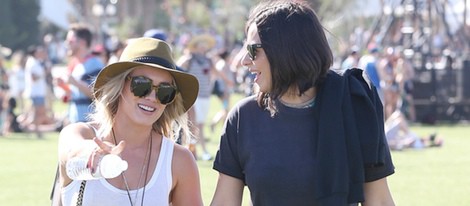 Hilary Duff en el festival de música Coachella 2014