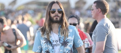 Jared Leto en el festival de música Coachella 2014