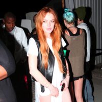 Lindsay Lohan en el festival de música Coachella 2014