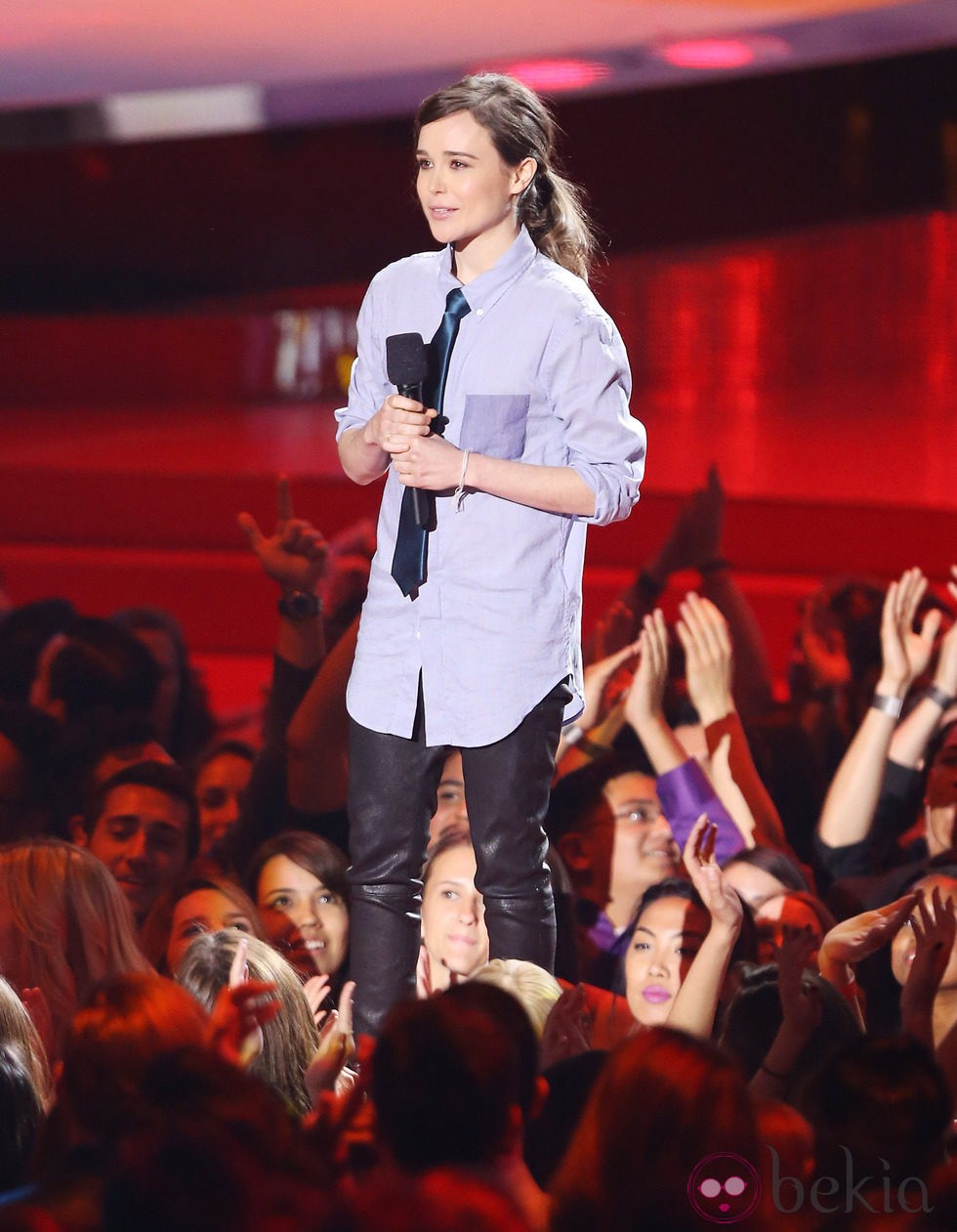 Elliot Page en los MTV Mvovie Awards 2014