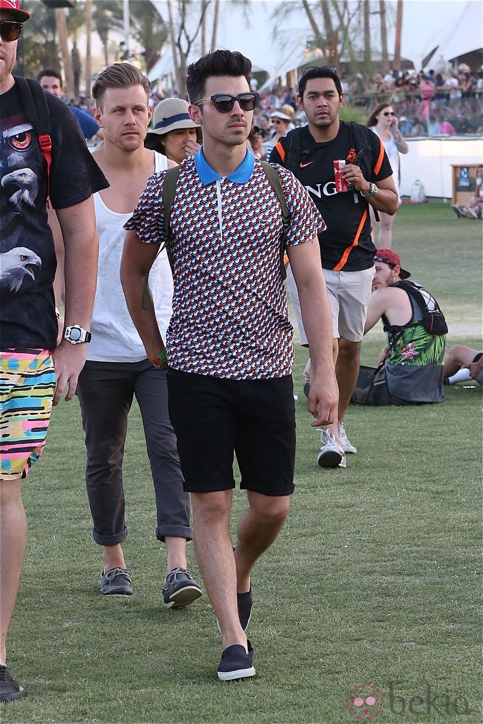 Joe Jonas en el Festival Coachella 2014