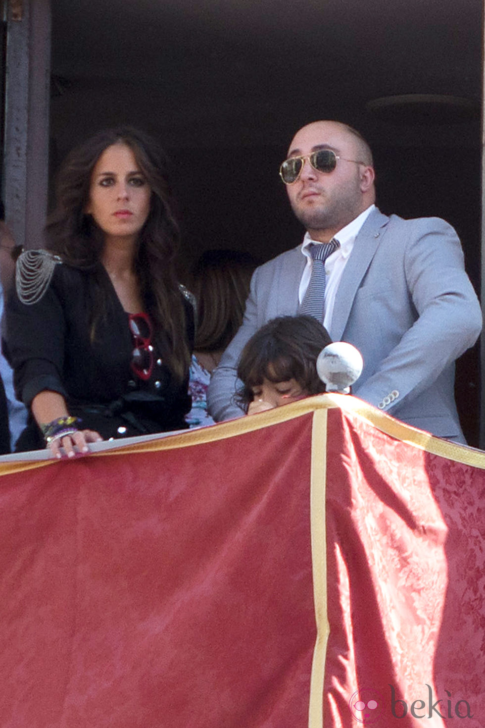 Anabel Pantoja y Kiko Rivera en la Semana Santa de Sevilla 2014