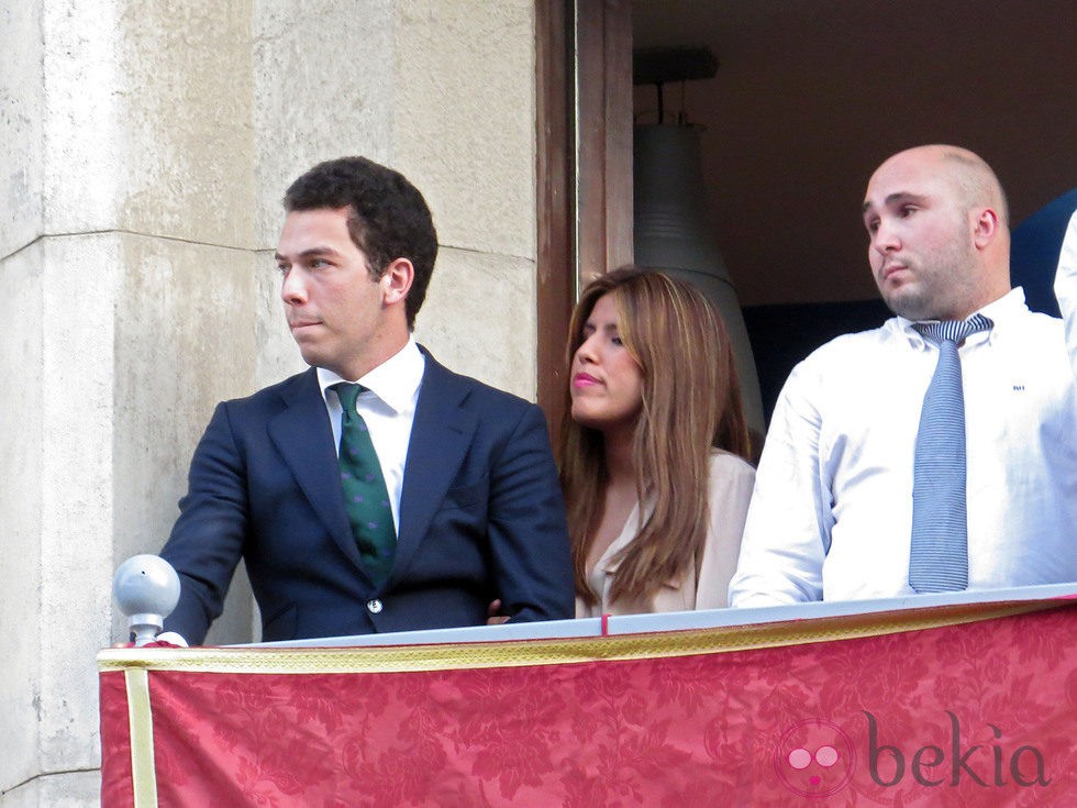 Alberto Isla, Chabelita Pantoja y Kiko Rivera siguen las procesiones de Sevilla