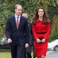 El Príncipe Guillermo y Kate Middleton en Christchurch