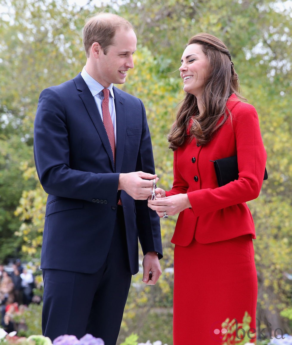 Los Duques de Cambridge, muy enamorados en Nueva Zelanda