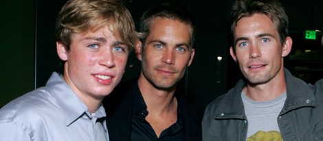 Paul Walker y sus hermanos