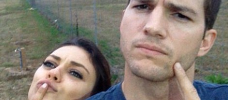 Mila Kunis y Ashton Kutcher juntos en Georgia