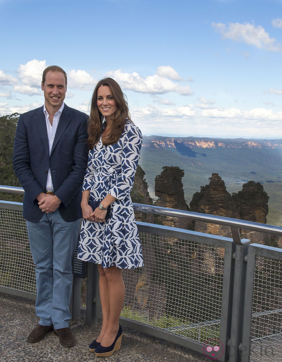 El Príncipe Guillermo y Kate Middleton con las Three Sisters