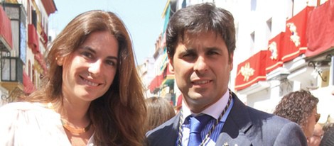 Fran Rivera y Lourdes Montes en la Semana Santa de Sevilla 2014