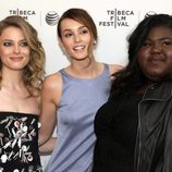 Gillian Jacobs, Leighton Meester y Gabourey Sidibe en la presentación de 'Life Partners' en el Festival de Tribeca 2014