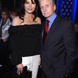 Michael Douglas y Catherine Zeta Jones en los Premios Monte Cristo 2014