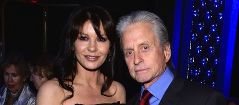 Michael Douglas y Catherine Zeta Jones en los Premios Monte Cristo 2014