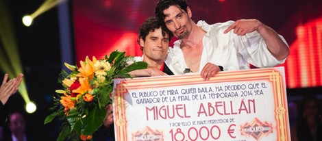 Felipe López junto al ganador de '¡Mira quién baila!' Miguel Abellán