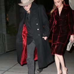 Amber Heard celebra su 28 cumpleaños saliendo a cenar con Johnny Depp