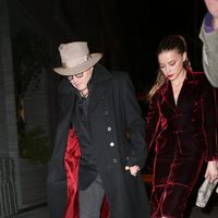 Amber Heard celebra su 28 cumpleaños saliendo a cenar con Johnny Depp