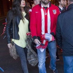 Gonzalo Miró y Ana Isabel Medinabeitia en el partido de Champions entre el Atlético de Madrid y el Chelsea