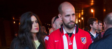 Gonzalo Miró y Ana Isabel Medinabeitia en el partido de Champions entre el Atlético de Madrid y el Chelsea