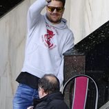 Dani Martín en el partido de Champions entre el Atlético de Madrid y el Chelsea