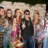 Manel Fuentes en la fiesta Flower Power de Barcelona