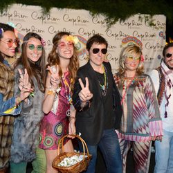 Manel Fuentes en la fiesta Flower Power de Barcelona