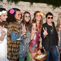 Manel Fuentes en la fiesta Flower Power de Barcelona