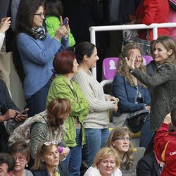 La Princesa de Asturias en los Campeonatos de España en edad escolar de Voleibol 2014