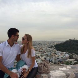 Novak Djokovic y Jelena Ristic anuncian que esperan un hijo desde Atenas