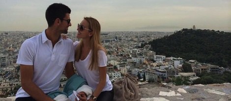 Novak Djokovic y Jelena Ristic anuncian que esperan un hijo desde Atenas