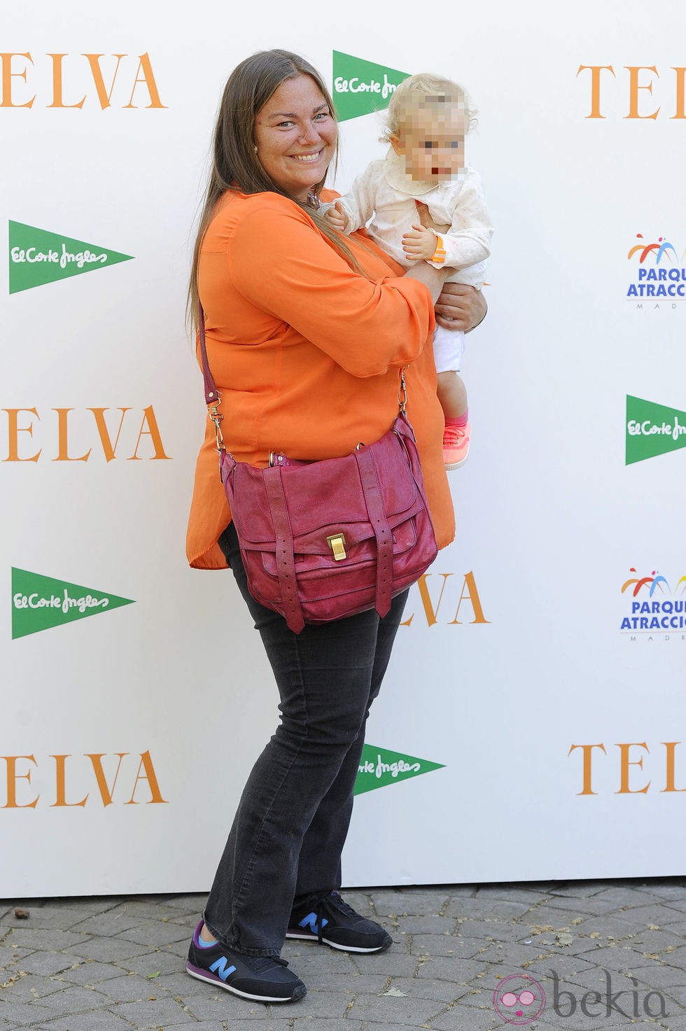 Caritina Goyanes con su hija Caritina en los Premios Telva Niños 2014