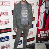 Eloy Azorín en el estreno de 'Una historia de amor y miedo'