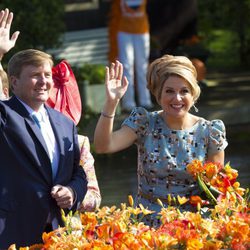 Rey Guillermo y Reina Máxima de Holanda en su primer Día del Rey