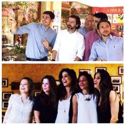 Iker Casillas, Sara Carbonero, Pedro Piqueras, Amelia Bono y más, de cena en Madrid